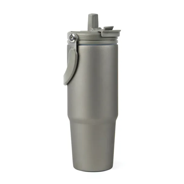 VINGA Eos trek RCS recycled SS vacuum bottle 880 ml - Vinga Grey Grey