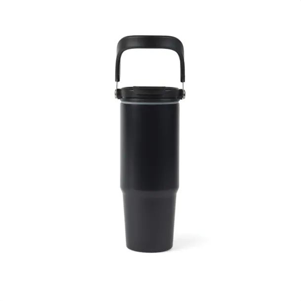 VINGA Eos trek RCS recycled SS vacuum bottle 880 ml - Vinga black, black black, black