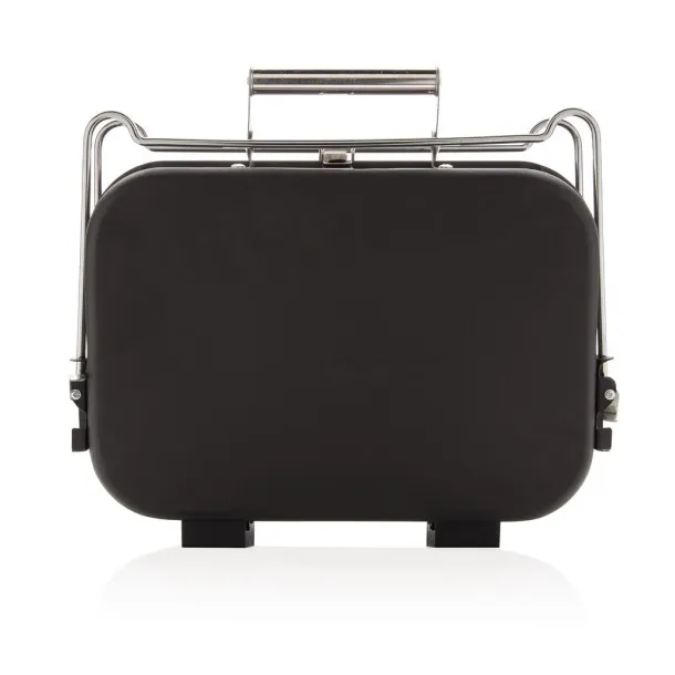  Portable deluxe barbecue in suitcase Black