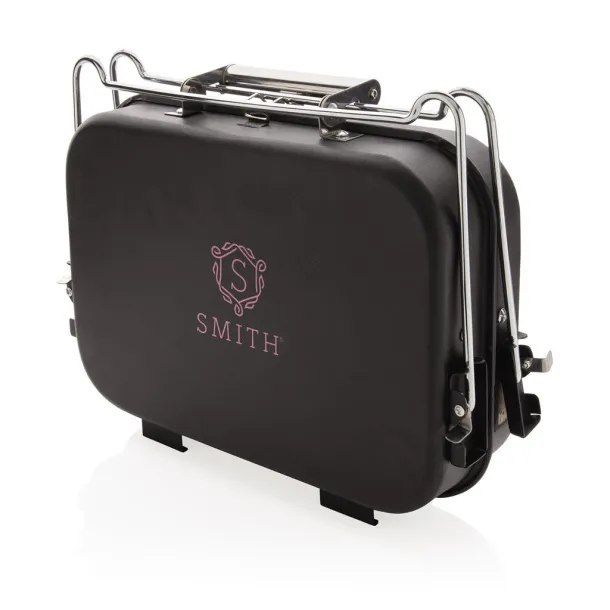  Portable deluxe barbecue in suitcase Black
