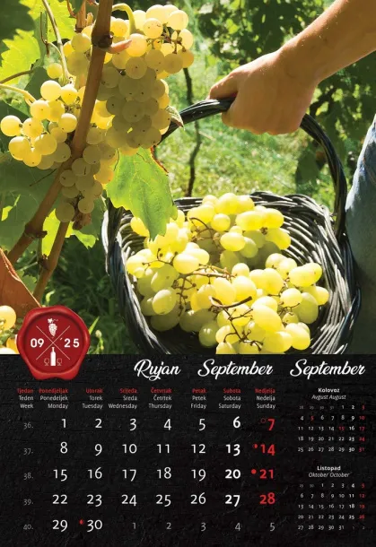  "VINO" color calendar Color