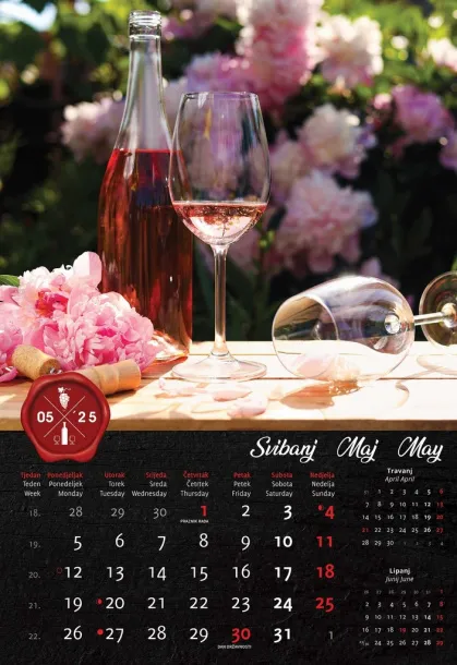  "VINO" color calendar Color