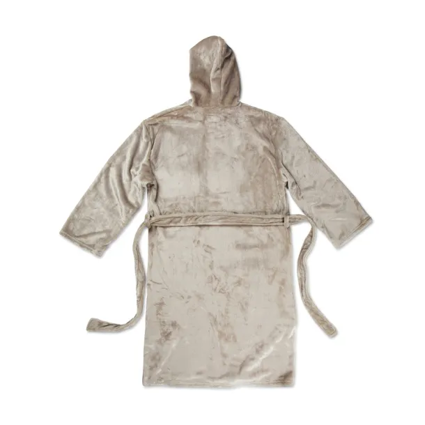  VINGA Louis luxury plush RPET robe - Vinga Grey 