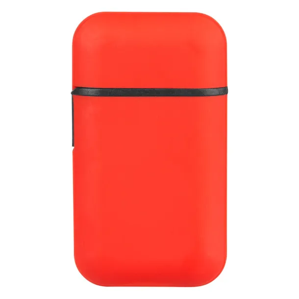 TORCH Plastic electronic lighter with double turbo flame Red