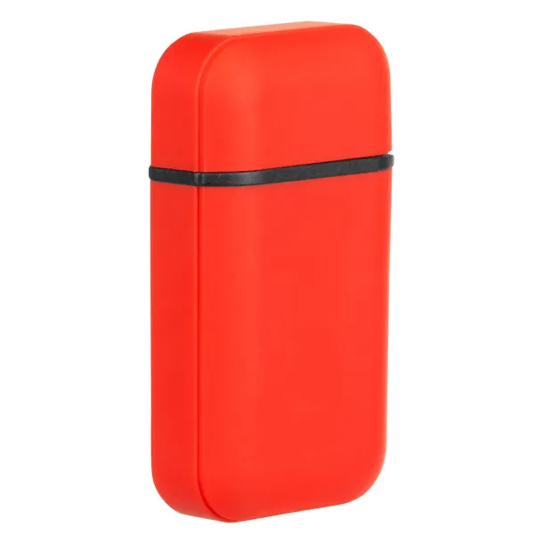 TORCH Plastic electronic lighter with double turbo flame Red