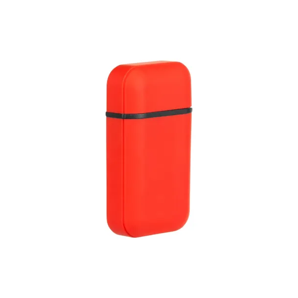 TORCH Plastic electronic lighter with double turbo flame Red