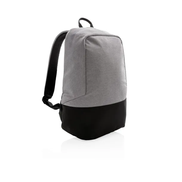  Standard RFID anti theft backpack PVC free - XD Collection Grey Black