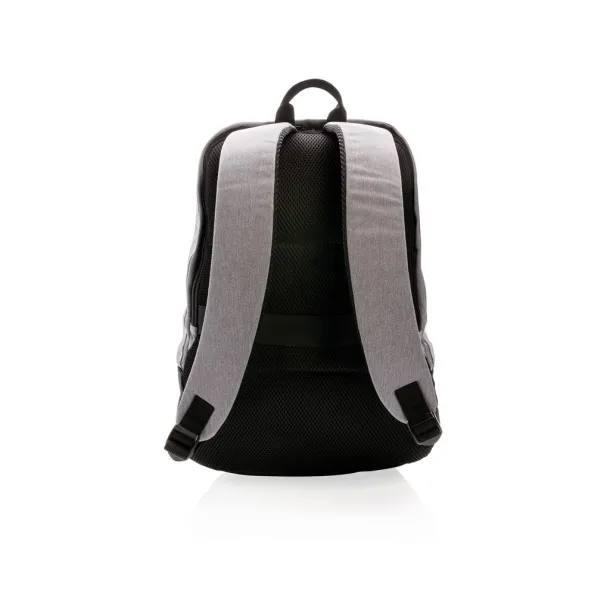  Standard RFID anti theft backpack PVC free - XD Collection Grey Black