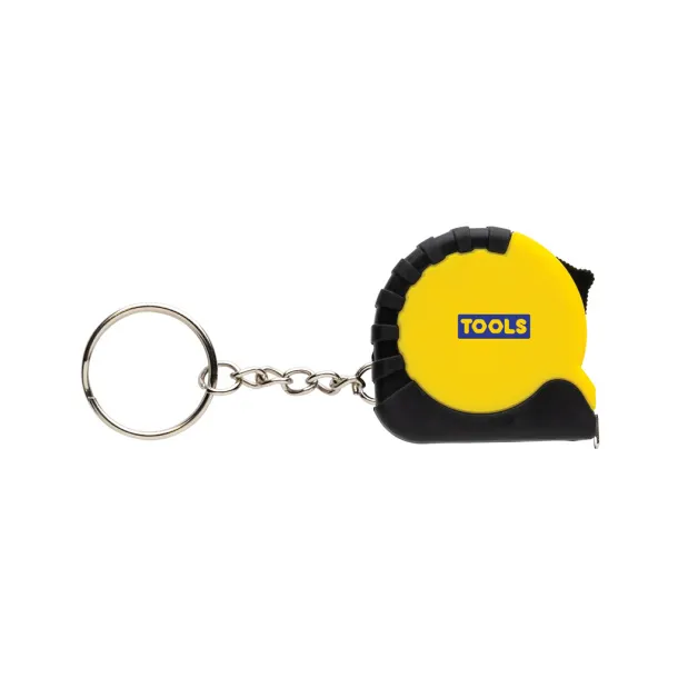  MeasureMate RCS reycled ABS 1 meter tape keychain - XD Collection Yellow 