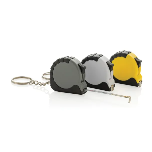  MeasureMate RCS reycled ABS 1 meter tape keychain - XD Collection Yellow 