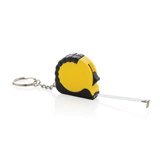  MeasureMate RCS reycled ABS 1 meter tape keychain - XD Collection Yellow 