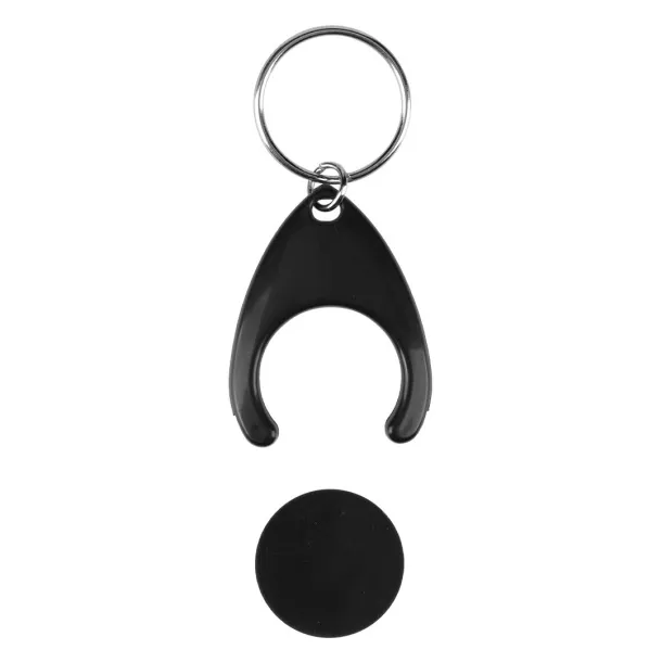 TOKEN Plastic key holder Black