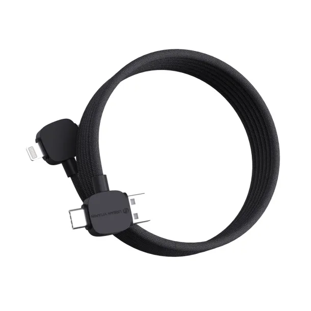  Urban Vitamin Stockton 65W RCS RTPE/RPET magnetic cable - Urban Vitamin Black 