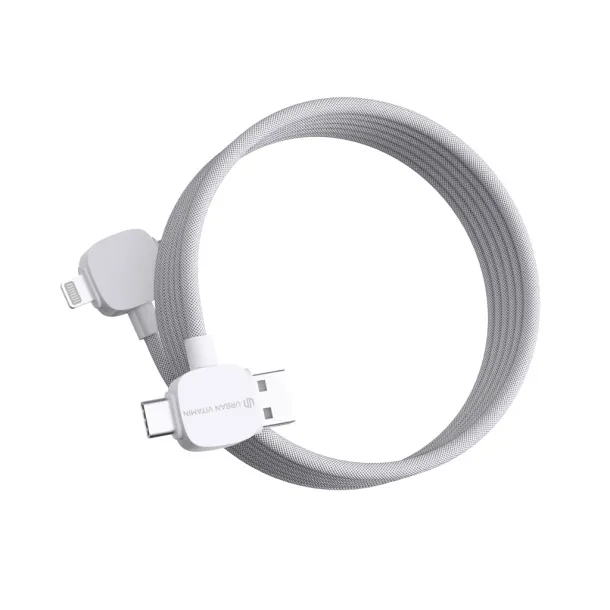  Urban Vitamin Stockton 65W RCS RTPE/RPET magnetic cable - Urban Vitamin White 