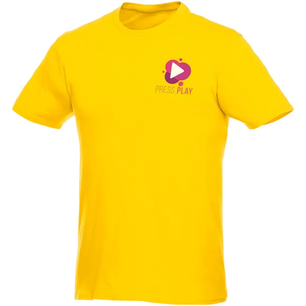 Heros short sleeve men's t-shirt - Elevate Essentials Yellow