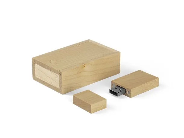 YUKON 3.0 USB flash memory in a gift box - PIXO Cream Bež