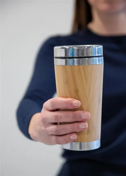  Šalica od bambusa, 450 ml - XD Collection Smeđa