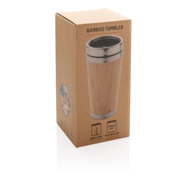  Šalica od bambusa, 450 ml - XD Collection Smeđa