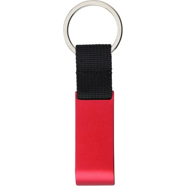  Keyring, bottle opener and shopping cart coin red