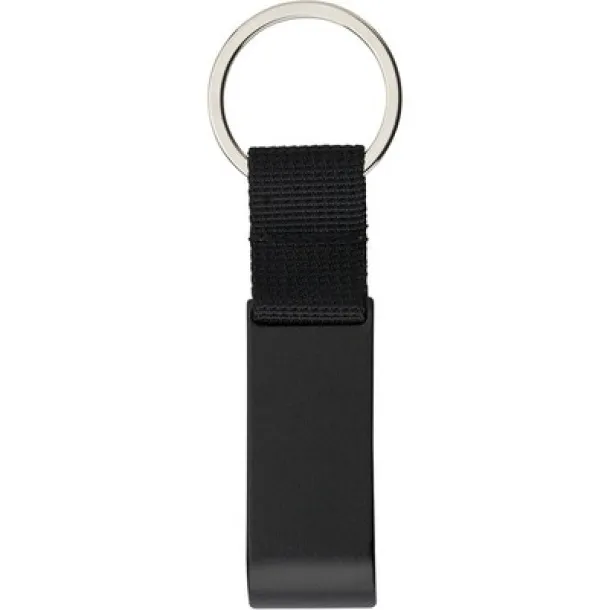  Keyring, bottle opener and shopping cart coin black