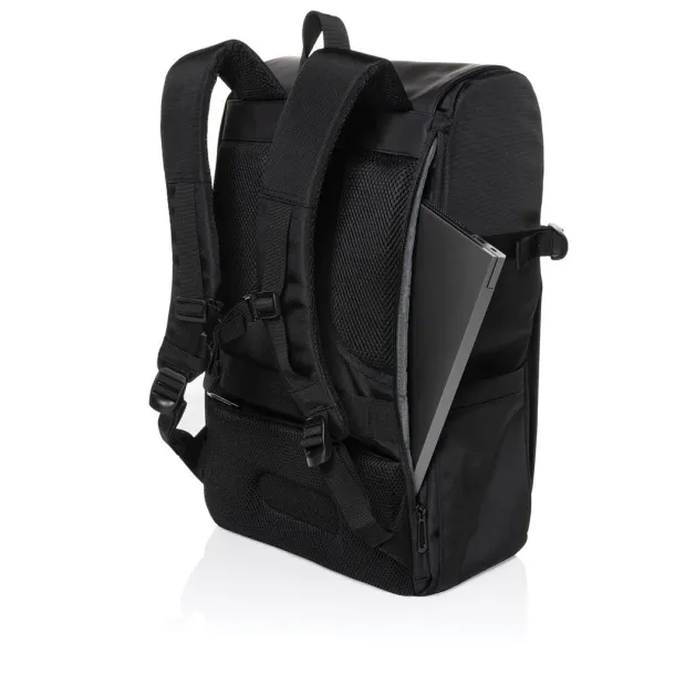  Pascal AWARE™ RPET luksuzni vikend laptop ruksak, 15,6" - XD Xclusive Crna