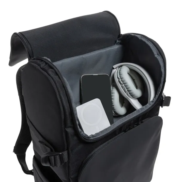  Pascal AWARE™ RPET luksuzni vikend laptop ruksak, 15,6" - XD Xclusive Crna