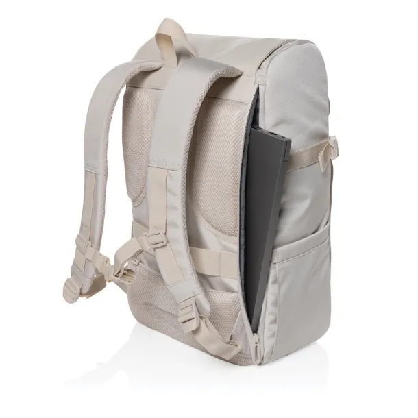  Pascal AWARE™ RPET luksuzni vikend laptop ruksak, 15,6" - XD Xclusive beige