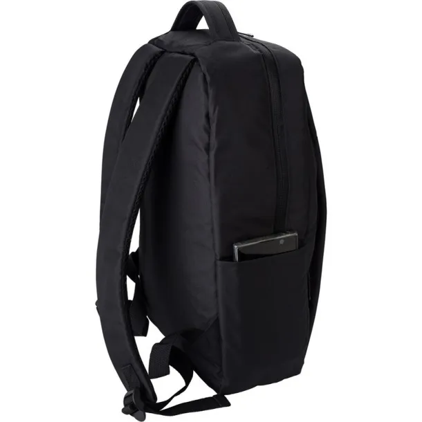  RPET laptop backpack 16" black