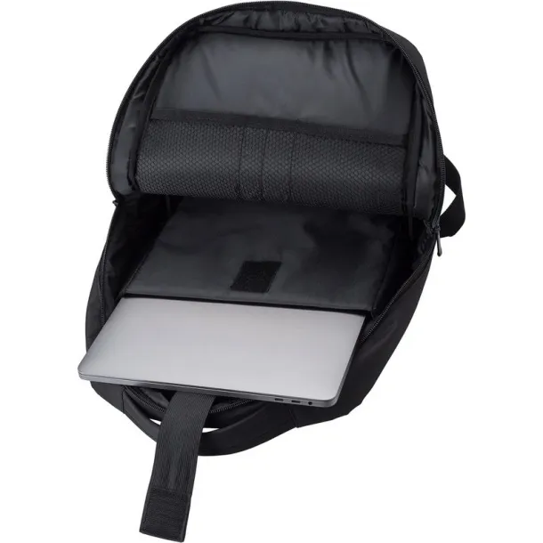  RPET laptop backpack 16" black