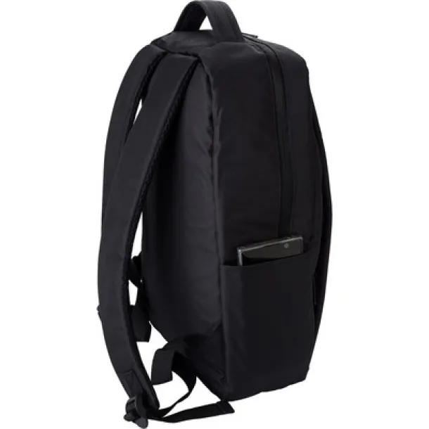  RPET laptop backpack 16" black