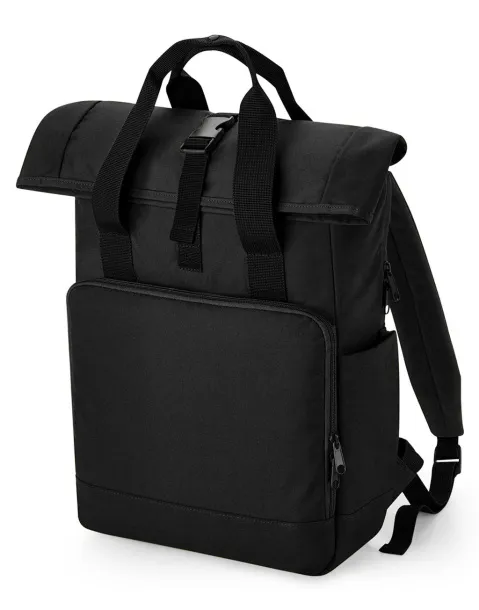  Roll-top reciklirani laptop ruksak, 15.6" - Bagbase