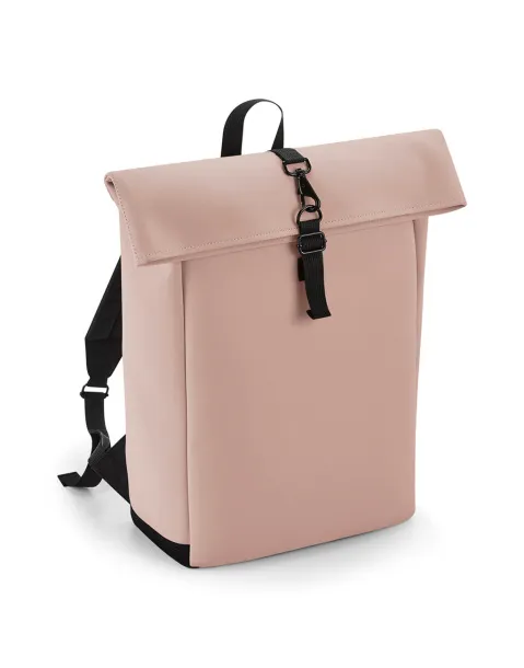  Matte PU Rolltop Backpack - Bagbase