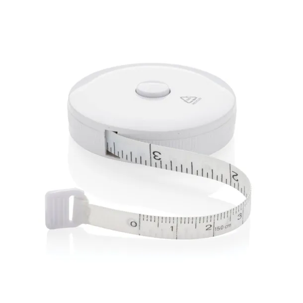  RCS recycled plastic tailor tape - XD Collection White 