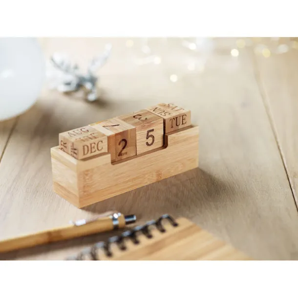 KARENDA Bamboo calendar Wood