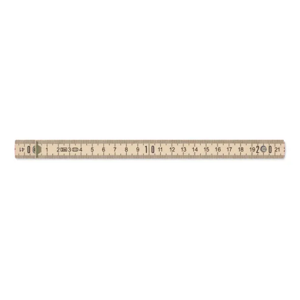 ARA Carpenter ruler in wood 2m Wood