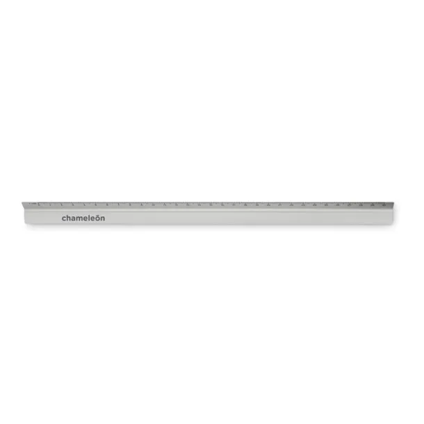 TRIA 30cm Ruler in aluminium Matt Silver