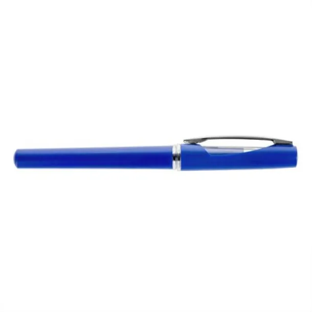  Roller ball pen with cap blue