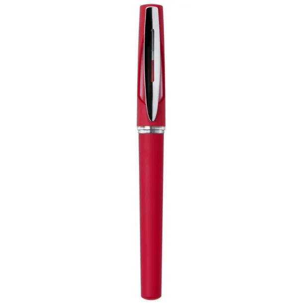  Roller ball pen with cap red