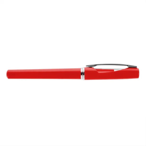  Roller ball pen with cap red