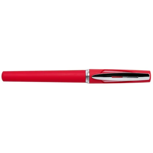  Roller ball pen with cap red