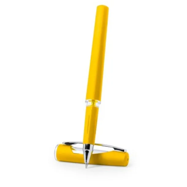  Roller ball pen with cap Žuta