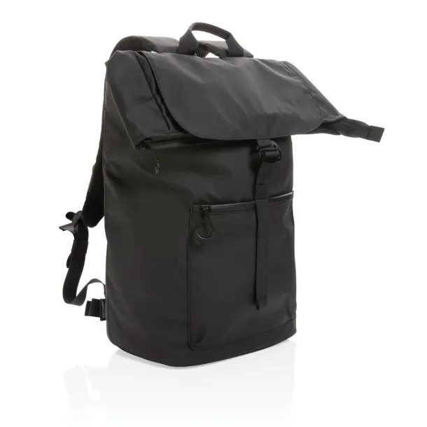 Impact AWARE™ RPET Water resistant 15.6"laptop backpack - XD Collection Black 