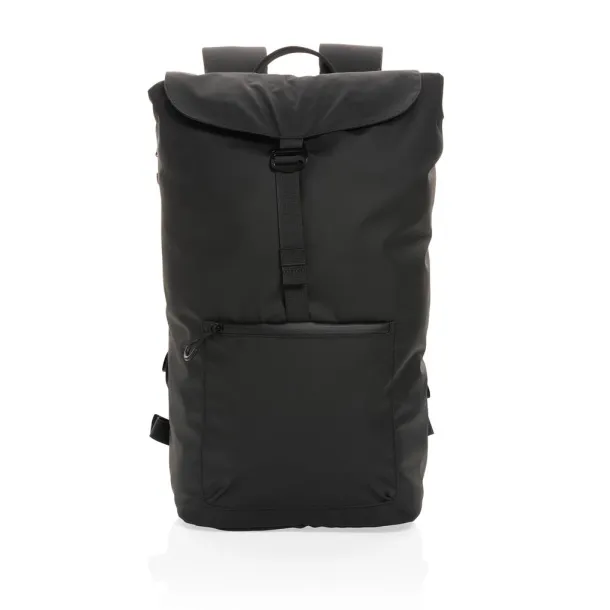 Impact AWARE™ RPET Water resistant 15.6"laptop backpack - XD Collection Black 