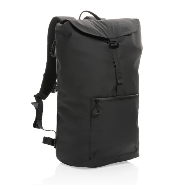 Impact AWARE™ RPET Water resistant 15.6"laptop backpack - XD Collection Black 