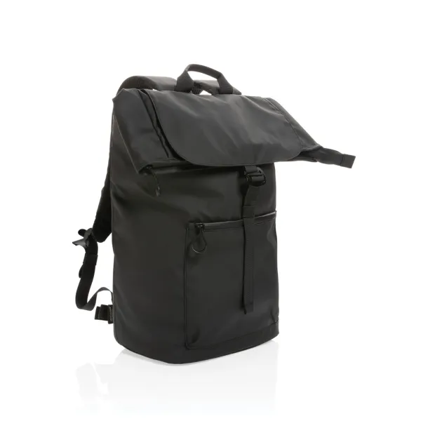 Impact AWARE™ RPET Water resistant 15.6"laptop backpack - XD Collection Black 