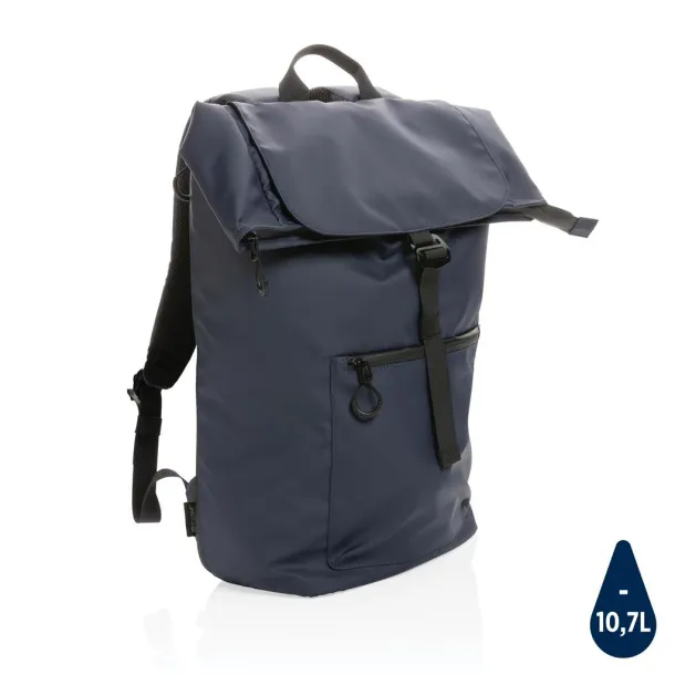 Impact AWARE™ RPET Water resistant 15.6"laptop backpack - XD Collection Navy Blue 