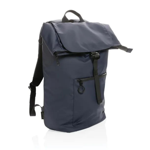 Impact AWARE™ RPET Water resistant 15.6"laptop backpack - XD Collection Navy Blue 