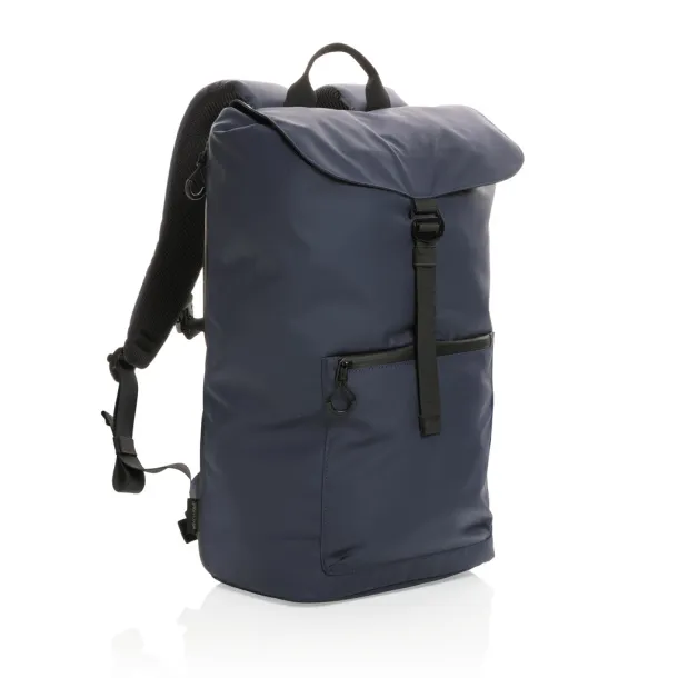 Impact AWARE™ RPET Water resistant 15.6"laptop backpack - XD Collection Navy Blue 