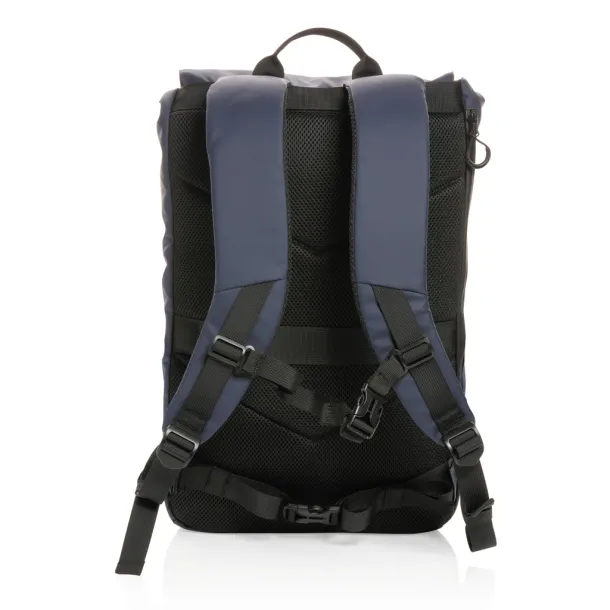 Impact AWARE™ RPET Water resistant 15.6"laptop backpack - XD Collection Navy Blue 