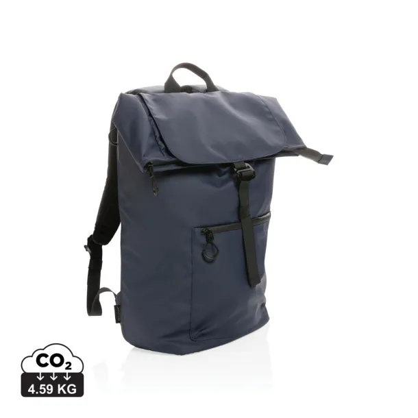 Impact AWARE™ RPET Water resistant 15.6"laptop backpack - XD Collection Navy Blue 